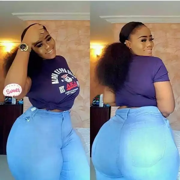 See Photos Of A Nigerian Lady With The Biggest Back Side